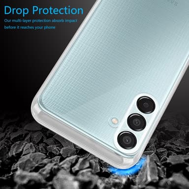 Samsung Galaxy M15 Cover Case Etui (Gennemsigtig)