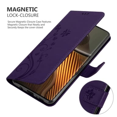Motorola Moto Edge 50 Ultra Pungetui Cover Blomster