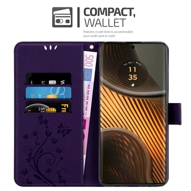 Motorola Moto Edge 50 Ultra Pungetui Cover Blomster