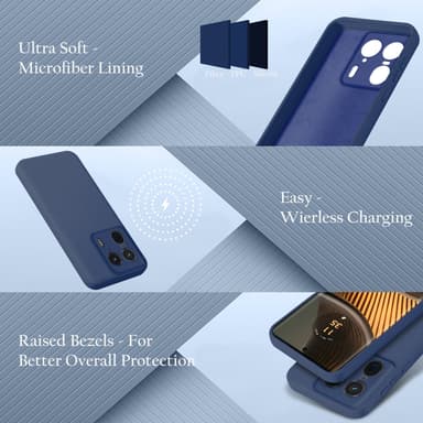 Motorola Moto Edge 50 Ultra Cover Etui Case (blå)