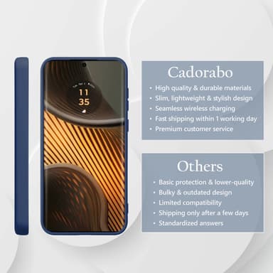 Motorola Moto Edge 50 Ultra Cover Etui Case (blå)