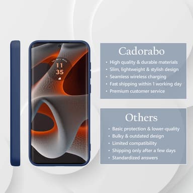 Motorola Moto Edge 50 Pro Cover Etui Case (blå)