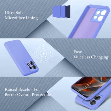 Motorola Moto Edge 50 Pro Cover Etui Case (lilla)
