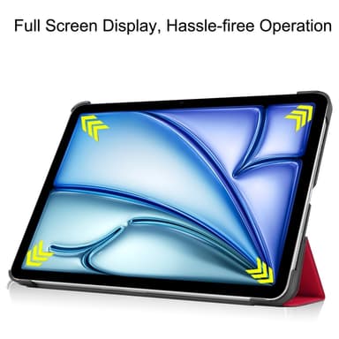 SKALO iPad Air 11 (2025) Trifold Cover - Rød