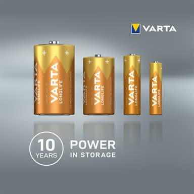 Varta Longlife AAA-batterier (8-pak)