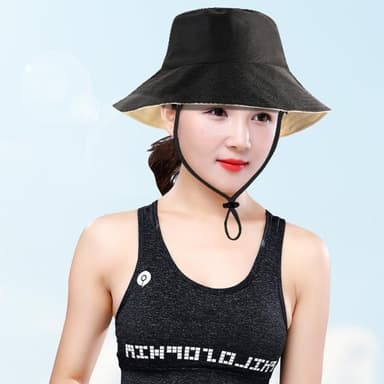 Hat Solhat Mesh Cap med bred skygge - Lilla