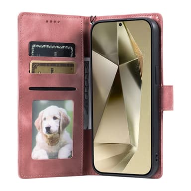 Til Samsung Galaxy S25 Ultra tegnebogscover Cover Shell Mandala Blomstermønster
