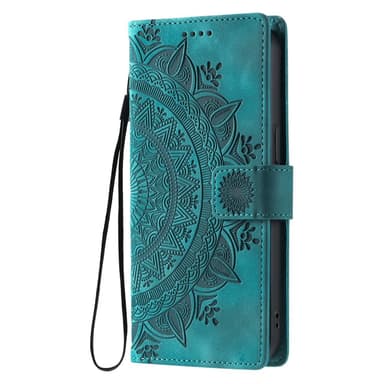Til Samsung Galaxy S25 Ultra tegnebogscover Cover Shell Mandala Blomstermønster