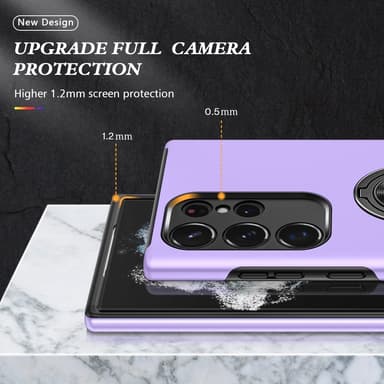 Samsung Galaxy S25 Ultra Fingerring Kickstand Hybrid Taske