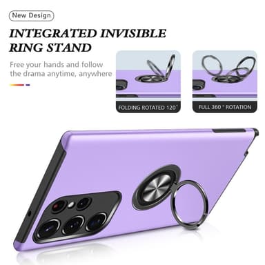 Samsung Galaxy S25 Ultra Fingerring Kickstand Hybrid Taske