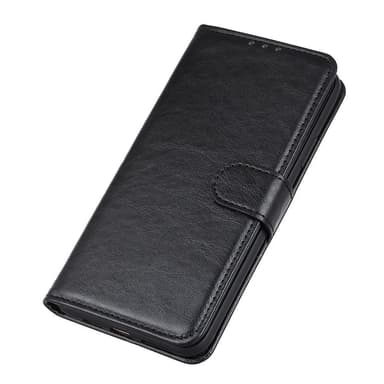 Crazy Horse Pung Standetui til Samsung Galaxy A21s - Sort