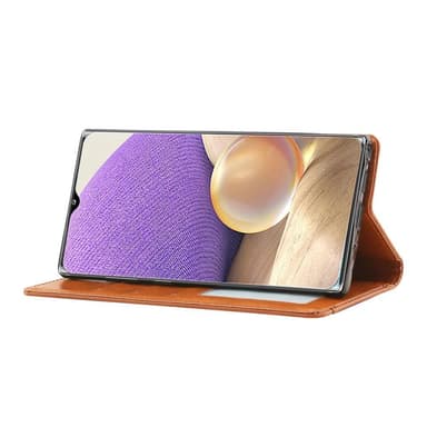 Samsung Galaxy A33 5G tegnebogstativ til telefon flippetui - sort