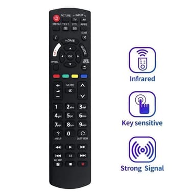 Udskiftning af fjernbetjening til N2QAYB001180 til Panasonic TV