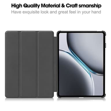 Til OnePlus Pad 2 Tri-fold Stand Wake/Sleep Cover Tabletetui