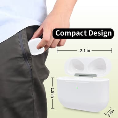 D04 Til AirPods 3 Erstatningsopladningsetui Indbygget 620mAh Batteri