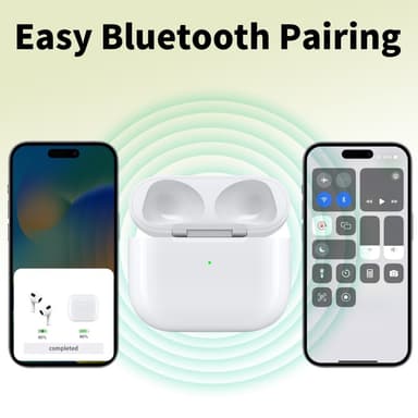 D04 Til AirPods 3 Erstatningsopladningsetui Indbygget 620mAh Batteri