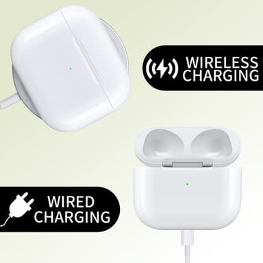 D04 Til AirPods 3 Erstatningsopladningsetui Indbygget 620mAh Batteri