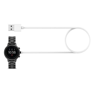 Fossil Gen 4/Gen 5/Gen 6 USB Opladningskabelholder - Hvid