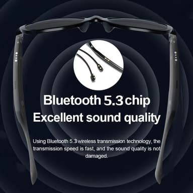 LENOVO C8-Lite Bluetooth Solbriller Headset Trådløse hovedtelefoner