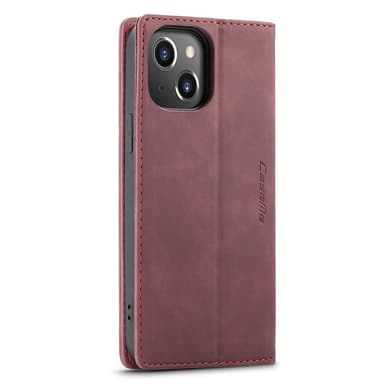 CASEME Retro tegnebog taske til iPhone 13 Pro - rød