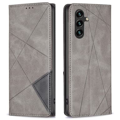 BINFEN COLOR Til Samsung Galaxy A56 Stødsikkert Pungcover – Grå