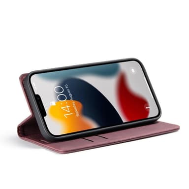 CASEME Retro tegnebog taske til iPhone 13 Pro - rød