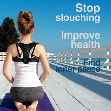 Justerbar Corring Posture Anti-pukkel ryglæn - S