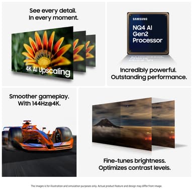 Samsung 55” QN77F 4K MiniLED Smart TV (2025)