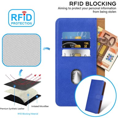 Xiaomi Redmi Note 13R Cover Etui Case (Blå)