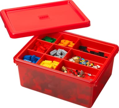 Play LEGO opbevaringskasse (rød)