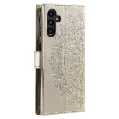 SKALO Samsung A36 5G Mandala Flip Cover - Guld