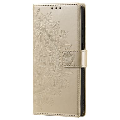 SKALO Samsung A36 5G Mandala Flip Cover - Guld