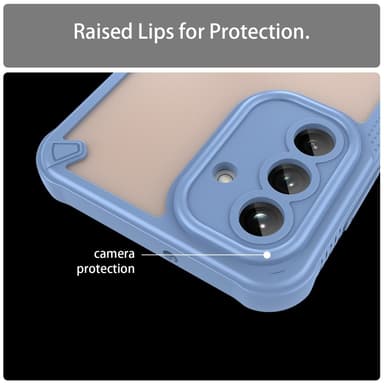 SKALO Samsung A26 5G Armor Hybrid Frosted Cover - Blå