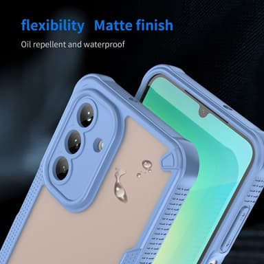 SKALO Samsung A26 5G Armor Hybrid Frosted Cover - Blå