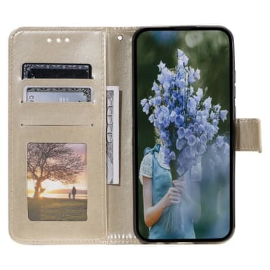 SKALO Samsung A36 5G Mandala Flip Cover - Guld