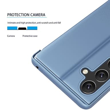 SKALO Samsung A26 5G Clear View Flip Cover - Sort
