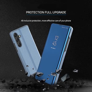 SKALO Samsung A26 5G Clear View Flip Cover - Sort