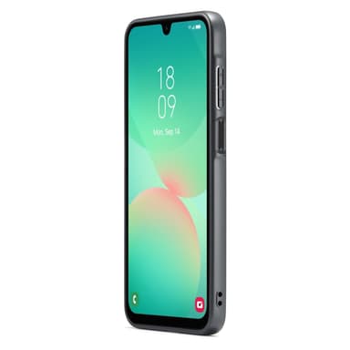 DG MING Samsung A26 5G Premium PU-læder Hybrid Cover - Mørkebrun