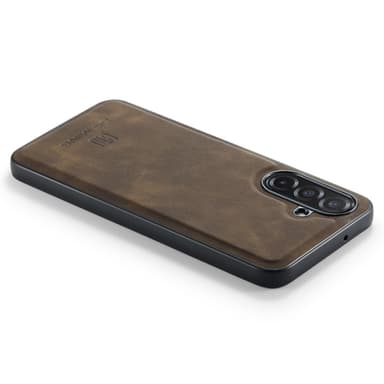 DG MING Samsung A26 5G Premium PU-læder Hybrid Cover - Mørkebrun