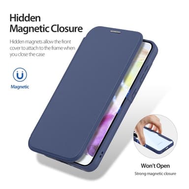 DUX DUCIS Samsung A36 5G Skin X Pro Flip Cover - Blå