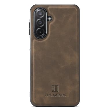 DG MING Samsung A26 5G Premium PU-læder Hybrid Cover - Mørkebrun