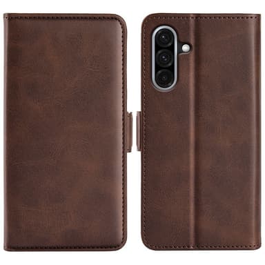 SKALO Samsung A36 5G Premium ID Flip Cover - Brun