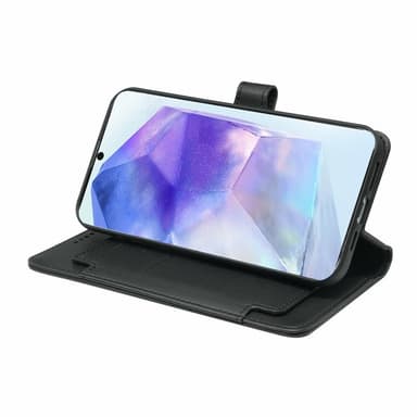 SKALO Samsung A56 5G 9-RUM Flip Cover - Sort