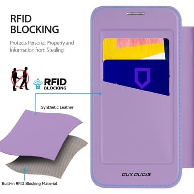 DUX DUCIS Samsung A36 5G Skin X Pro Flip Cover - Lilla