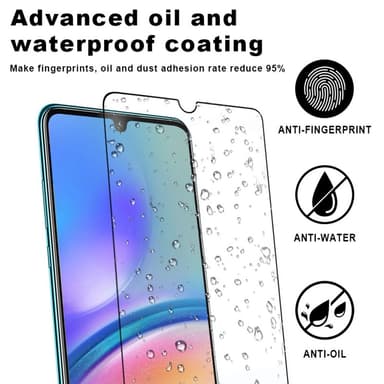 SKALO Samsung A26 5G FULL-FIT Hærdet Glas Skærmbeskyttelse - Sort