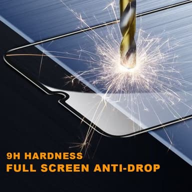 SKALO Samsung A26 5G FULL-FIT Hærdet Glas Skærmbeskyttelse - Sort