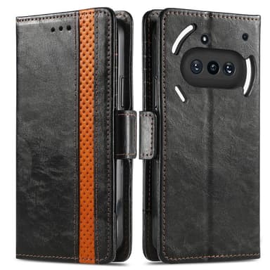 SKALO Nothing Phone (3a) 5G CASENEO 002 Premium Flip Cover - Sort