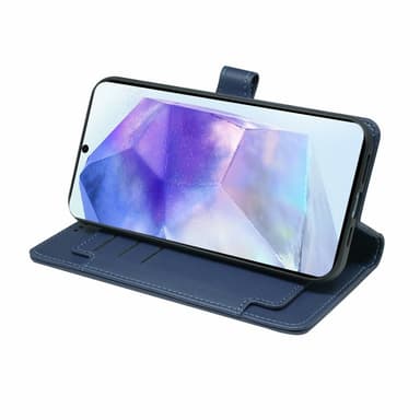 SKALO Samsung A56 5G 9-RUM Flip Cover - Blå