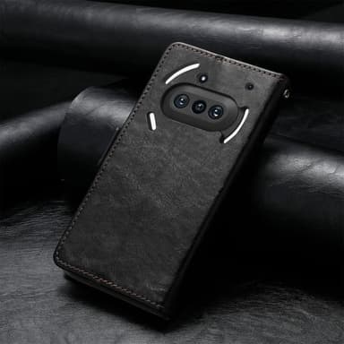 SKALO Nothing Phone (3a) 5G CASENEO 002 Premium Flip Cover - Sort