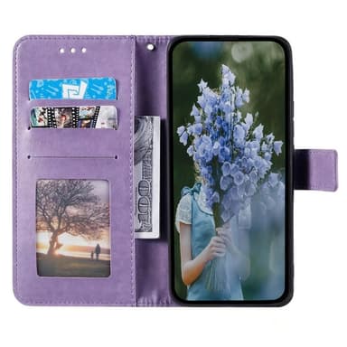 SKALO Samsung A56 5G Mandala Flip Cover - Lilla